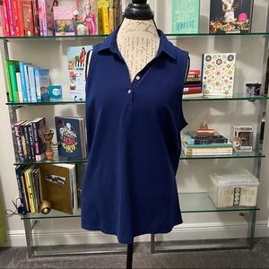 Tommy Bahama XL Collared Sleeveless Top